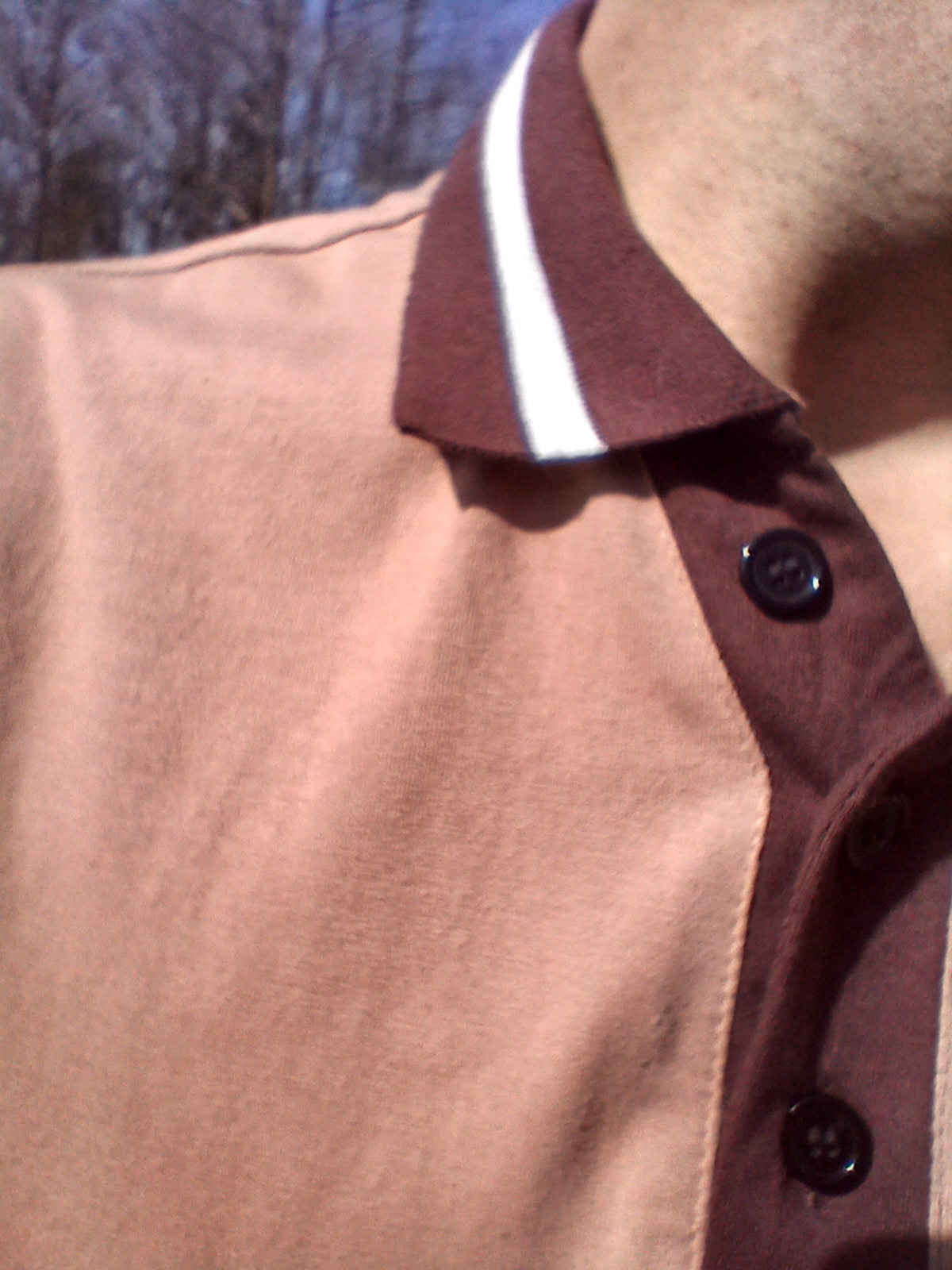 Short Sleeve "Coffee" Polo